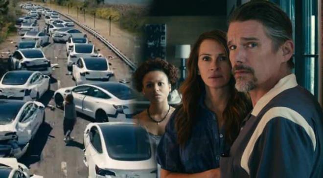 Hollywood'un en çok aranan isimlerinden biri olan dünyaca ünlü yıldız Julia Roberts, bir süredir ara verdiği kariyerine "Dünyayı Ardında Bırak" filmiyle bomba gibi bir dönüş yaptı.