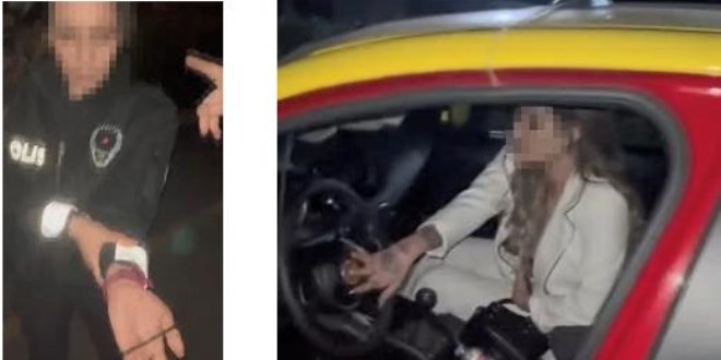 Taksi ücretini ödemedi, hem şoföre hem polise saldırdı