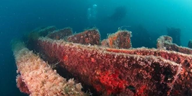 Çanakkale Savaşları'ndan kalma! 109 yıllık batıklar görüntülendi