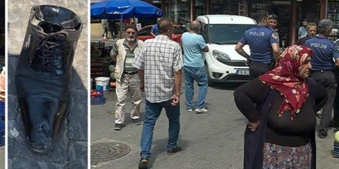 Silahlı kavgada ayakkabı hayatını kurtardı