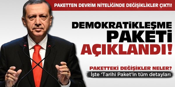 Demokratikleşme paketi