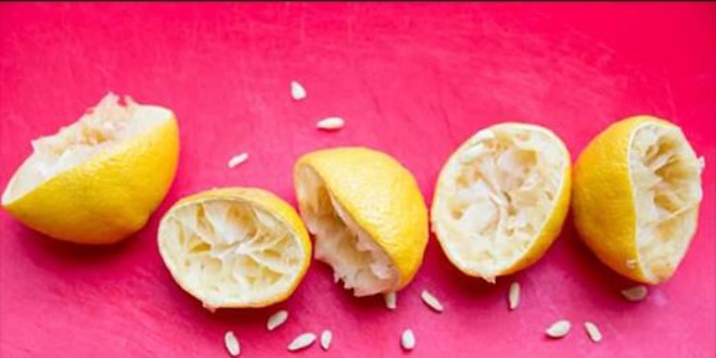Limon çekirdeklerini sakın çöpe atmayın!