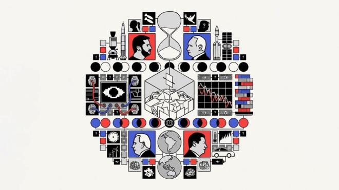 2024 KEHANETLERİ GERÇEKLEŞMİŞTİ    2024 kapağında dikkat çeken Zelenskiy-Putin siluetleri, yıl boyunca Ukrayna-Rusya geriliminin süreceğini öngörmüştü. ABD seçimlerine dair işaretler de Trump?ın başkanlık yarışındaki etkisini doğru tahmin etmişti.    Çin-ABD ilişkilerine dair kapaktaki vurgu ise iki süper güç arasındaki gerilimin artmasını başarılı bir şekilde öngörmüştü.    2025 kapağı, bu yıl da küresel dengelere dair yeni ve çarpıcı ipuçları sunuyor. Bakalım, The Economist?in bu yeni şifreleri önümüzdeki yıl ne kadar gerçekleşecek?