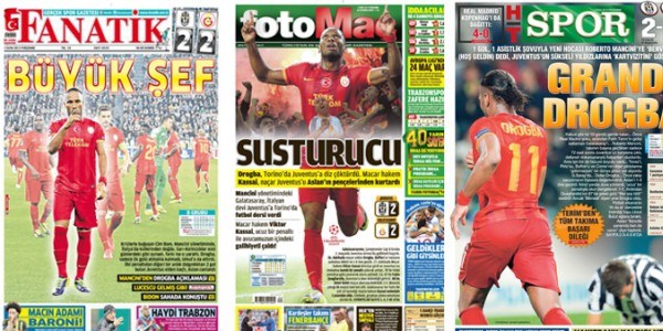 Galatasaray manşetleri