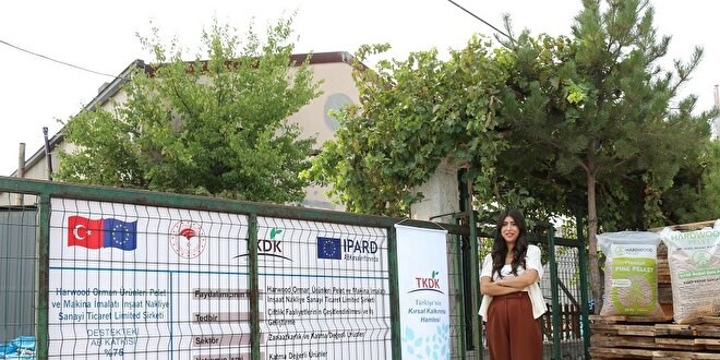 İki çocuk annesi kadın 3.9 milyon TL'lik hibe ile iş kurdu