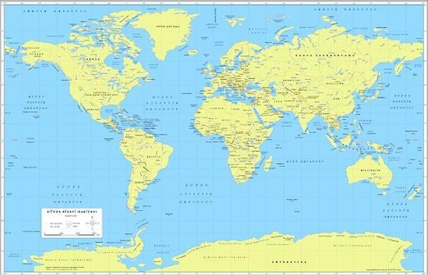 International Journal of Geographical Information Science'da yayımlanan bir makale ile kartologlar dünya haritasının 'olması gereken boyutlarını' gözler önüne serdi.