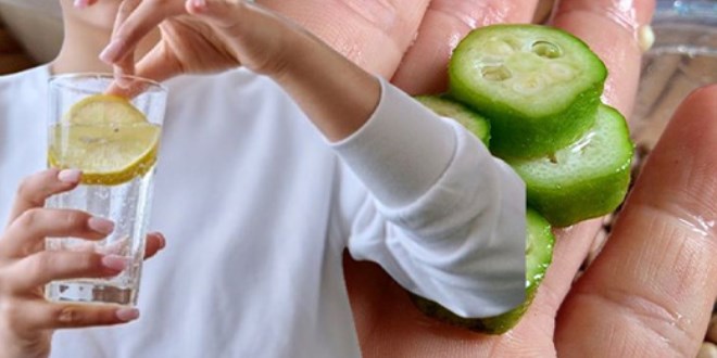 Her sabah limonlu bamya suyu içince...