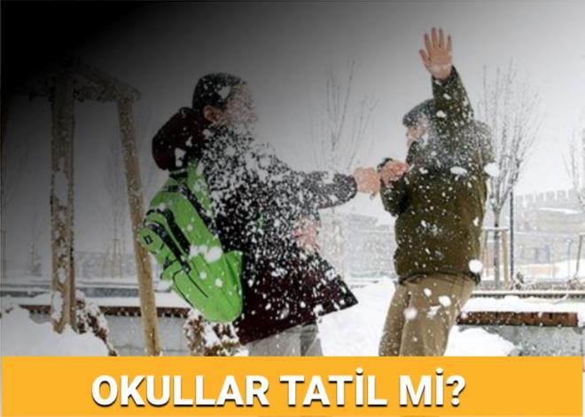 Meteoroloji Genel Müdürlüğü tarafından birçok il için uyarı verilirken valilikler ise vatandaşların olumsuz hava koşullarına karşı uyarılarda bulunuyor. Okulların tatil olmasına o il veya ilçenin yerel yönetimleri tarafından karar veriliyor. Meteoroloji tarafından yapılan uyarıların ardından kar tatili olan iller ve ilçeler merak ediliyor. Peki Bugün okullar tatil mi, hangi illerde? İşte,  bugün (21 Mart cuma) eğitim öğretim faaliyetlerine ilişkin son durum