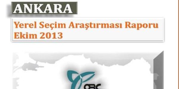 Ankara için seçim araştırması raporu