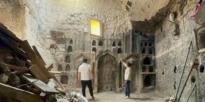 Temizlenen odunluktan 600 yıllık tarih çıktı