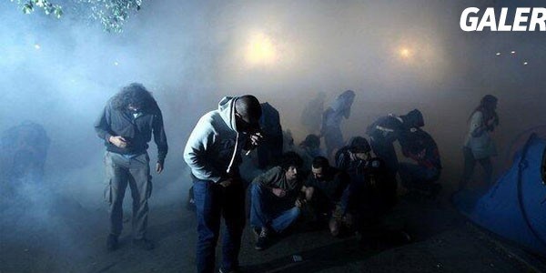 Taksim Gezi Parkı'ndaki eylemcilere polis müdahelesi