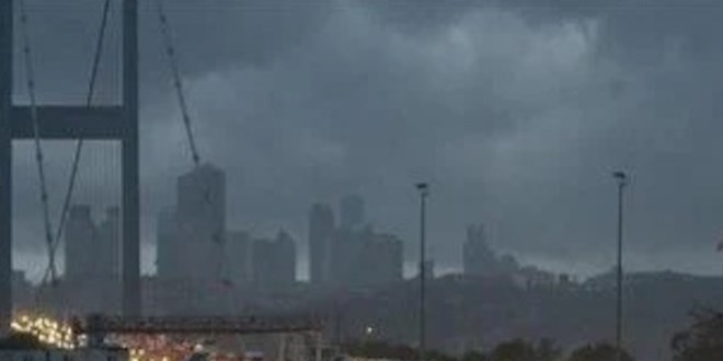 İstanbul için alarm verildi! akşam çok şiddetli sağanak bastıracak