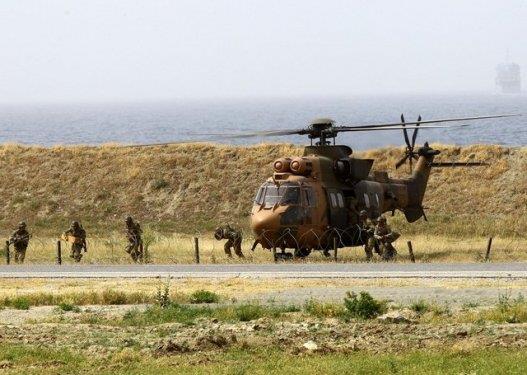 İzmir'in Seferihisar ilçesinde, 7 bin personel, 23 muhtelif gemi, 22 uçak ve 17 helikopterin katılımıyla Türkiye'nin en büyük müşterek tatbikatı yapıldı.