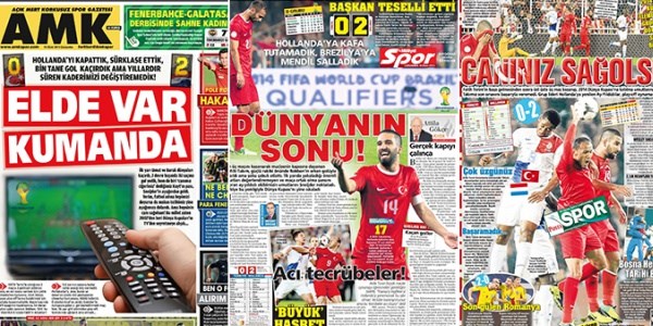 Gazetelerin Türkiye manşetleri