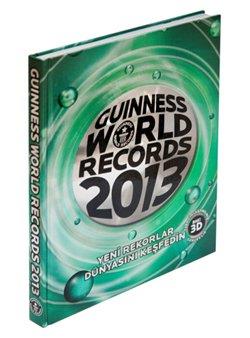 Uzun yıllardır son derece ilgi gören ve her sene büyük bir merakla beklenen Guinness Rekorlar Kitabı’nın 2013 versiyonu çıktı!     Dünyanın her köşesinden hemen hemen her konuda rekorların toplandığı bu kitapta birbirinden ilginç ve birbirinden şaşırtıcı rekorları da hayretler içinde okunmaya devam ediyor. Bu ünlü kitabın bu seneki baskısında da sizleri oldukça şaşırtacak ve ağzınızı açık bırakacak  rekorları bulacağınızdan hiç kuşkunuz olmasın.     Dünyanın en çok satan telif hakları kitabının son baskısı ilk olarak 1955′te yayımlandı ve bugüne dek 100′den fazla ülkede 120 milyon üzerinde kopyası satıldı. Bilmediğiniz merak ettiğiniz tüm bu soruların yanıtları ve daha onlarca enteresan rekor ve rekortmen Guinness Rekorlar Kitabı 2013’te bulabilirsiniz.    Ayrıca Dünyanın en çok satan telifli kitabının son baskısı Guinness Rekorlar Kitabı 2013 yine bir yeniliğe imza atıyor.Tamamen yenilenen içeriği 100’ler rekor ve rekorment görseli ile Guinness Rekorlar Kitabı 2013 okurlarıyla buluşmayı bekliyor. Akıllı telefonlara ücretsiz olarak indirilen Zenginleştirilmiş Gerçeklik uygulaması ile rekortmen fotoğrafları 3 boyutlu videolara dönüşebiliyor..