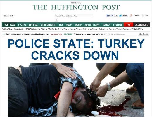 HUFFINGTON POST: Polis devleti: Türkiye göz açtırmıyor