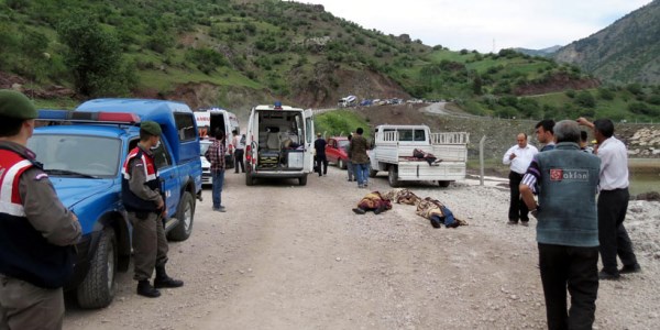 Kayseri'de midibüs baraja düştü