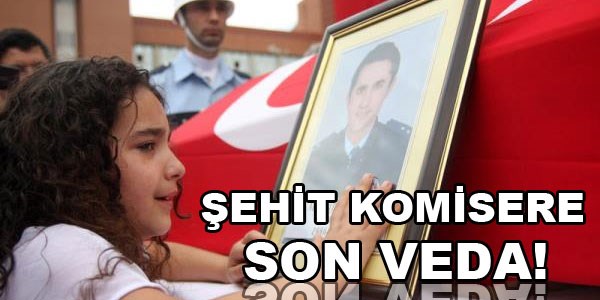 Şehit komiserin cenaze töreni