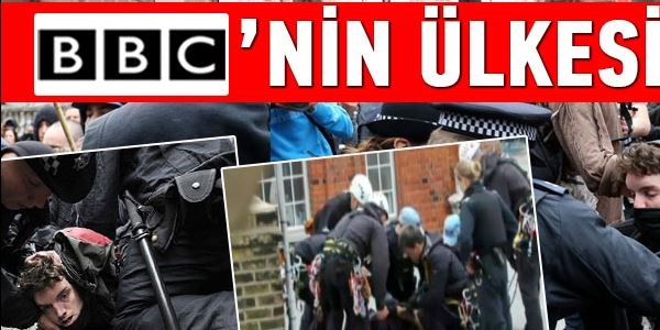 Londra polisinden eylemcilere sert müdahale