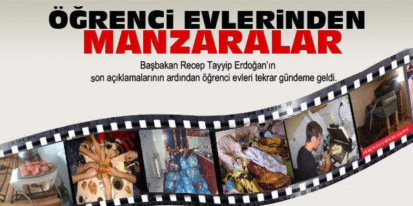 Öğrenci evlerinden komik manzaralar