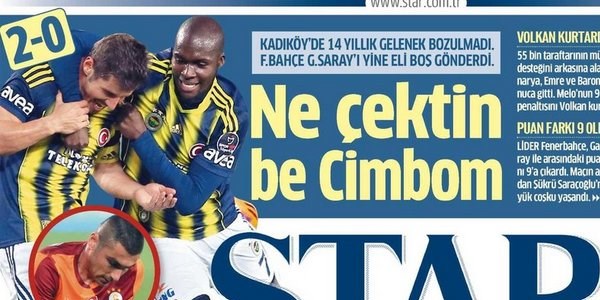 Dev derbi sonrası gazete manşetleri