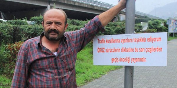 Vatandaşın hayrete düşüren hareketleri
