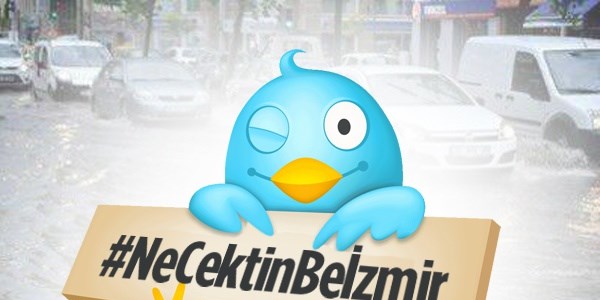 İzmir'i sel aldı, Twitter yıkıldı
