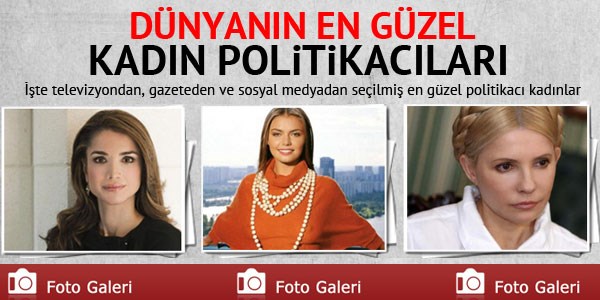 Dünyanın en güzel 10 kadın politikacısı