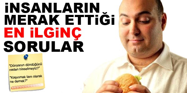İnsanların merak ettiği en ilginç sorular