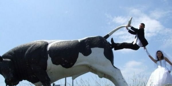 Rusların ilginç düğün fotoğrafları