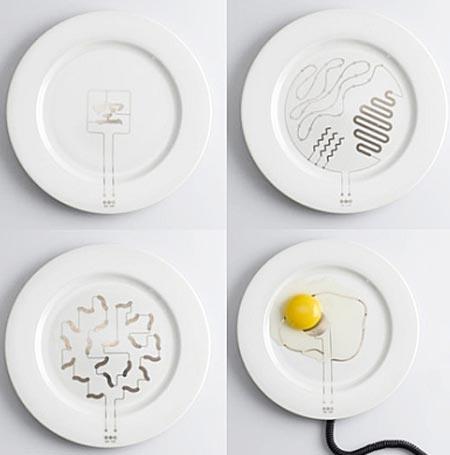 Yemeklerin soğumasını engelleyen bu tabaklarda yumurta dahi pişirebilirsiniz.