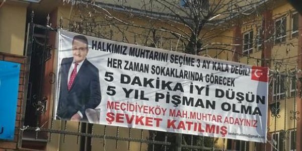 Seçim için en ilginç afişler