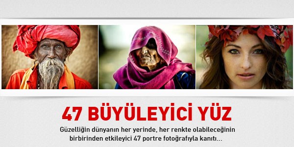47 büyüleyici yüz
