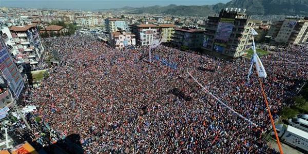 Erdoğan'ı Hatay'da İHA'lar korudu