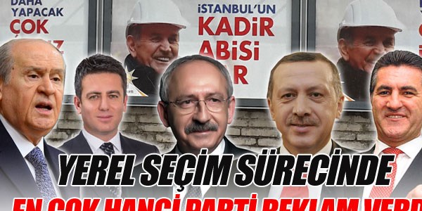Seçimlerde hangi parti ne kadar reklam verdi?