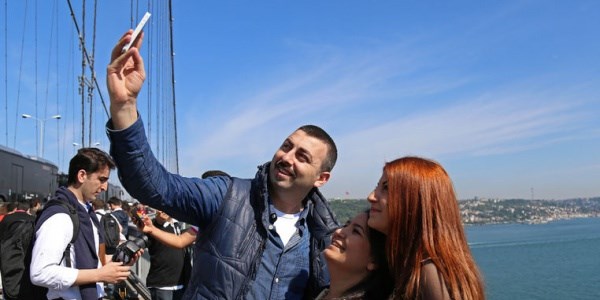 Bu da Boğaz Köprüsü 'Selfie' si