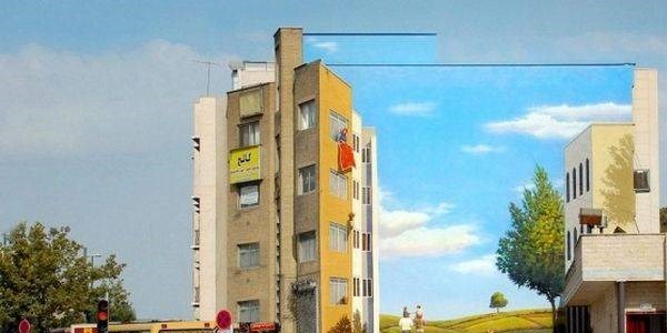 Şaşırtıcı bina boyama sanatı