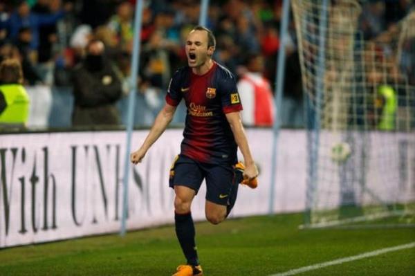 Barcelona`nın sembol isimlerinden Iniesta tüm zamanların en etkili golcüleri listesinde 96. sırada yer alıyor.