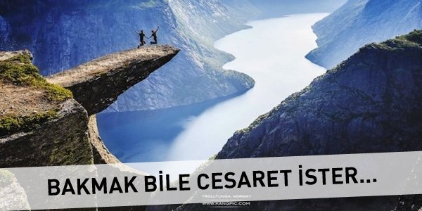 Uçurumun kıyısında çılgınlık!