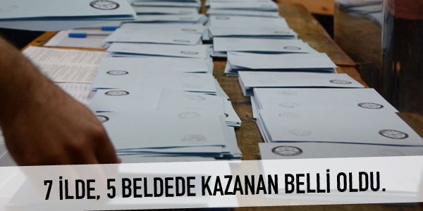 İşte kazanan isimler ve partilerin oy oranları..