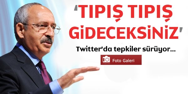 Kılıçdaroğlu'na sosyal medyada tepki!