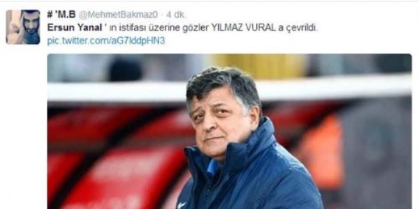 Twitter'da Ersun Yanal depremi