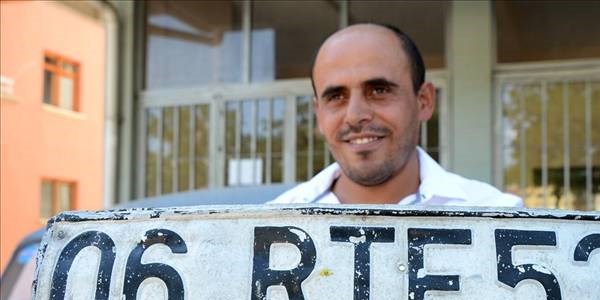 500 bin liralık plaka