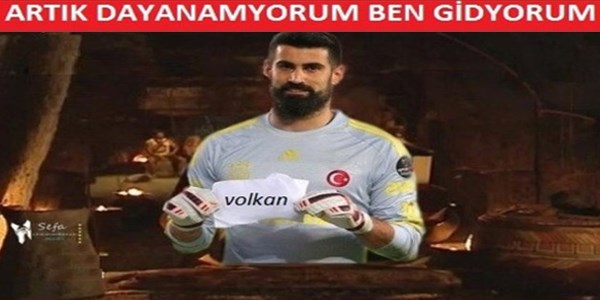 Milli maçtan müthiş Volkan capsleri