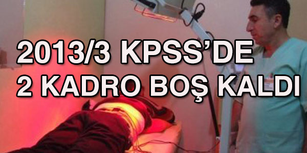 KPSS'de 53 puanla atama yapıldı