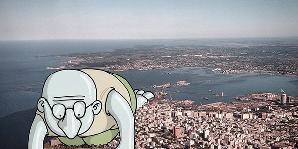 Instagram fotoğraflarını sanata çevirdi