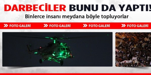 Mısır'da darbeye promosyon desteği