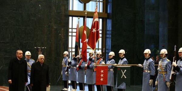 Cumhurbaşkanlığı Saray'ında sıradışı karşılama