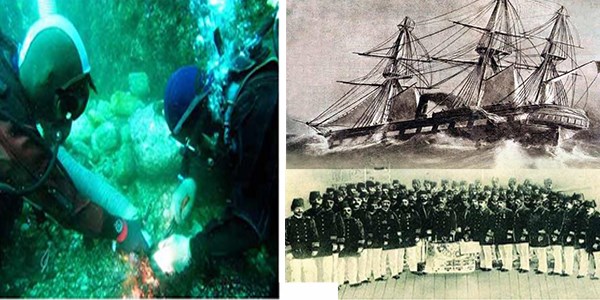 Ertuğrul Firkateyni'nden savrulan paralar bulundu..