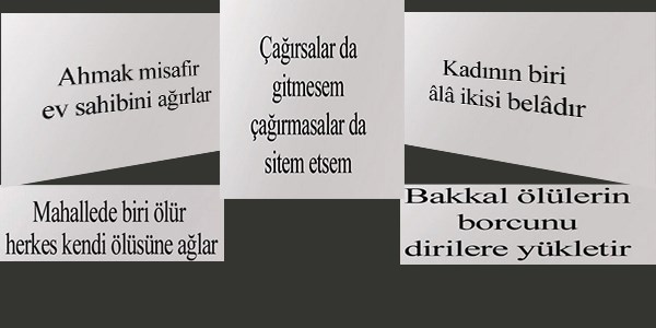 Aykırı atasözleri